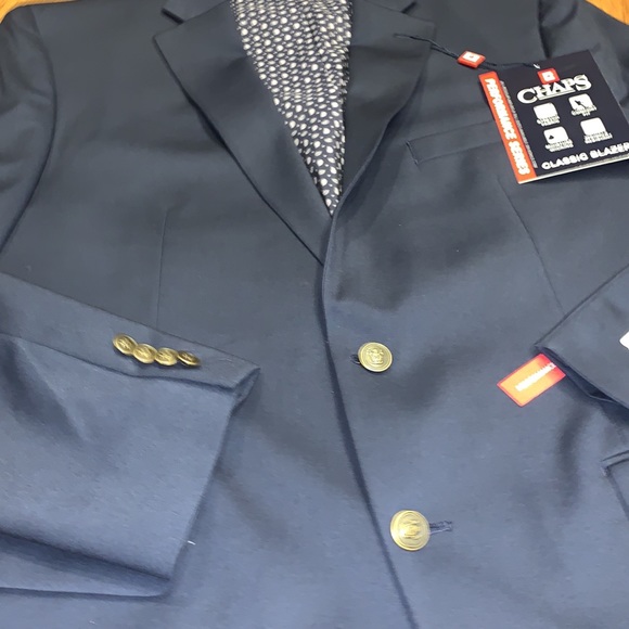 chaps blue blazer